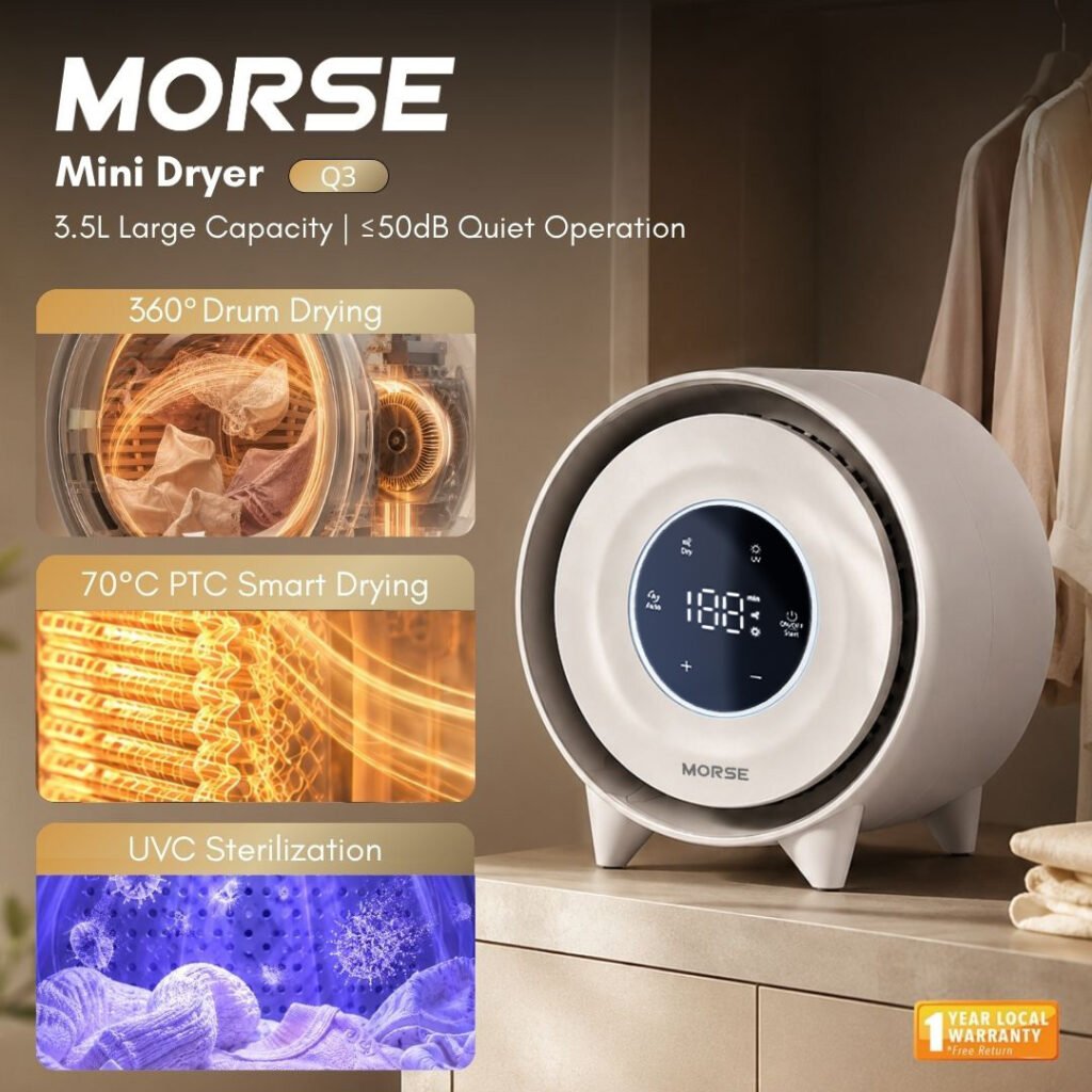 【 New Launch 】Morse Mini Dryer Q3