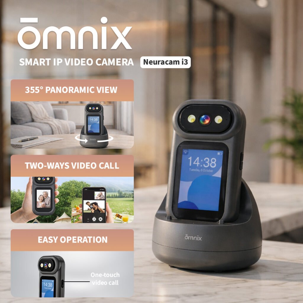 【 New Launch 】Omnix Smart IP Video Camera Neuracam i3