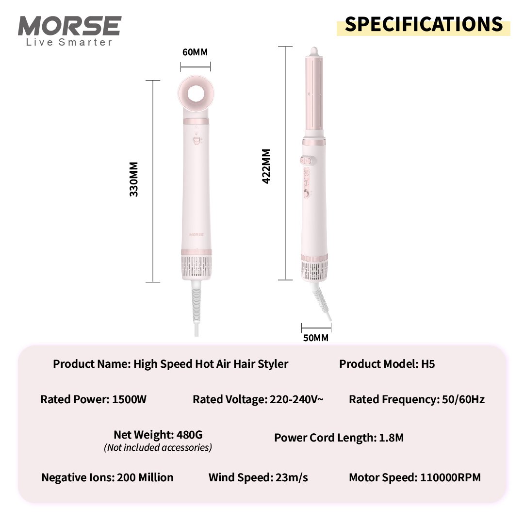 【 Pre-order 】Morse Multi Hair Styler H5 - Image 5