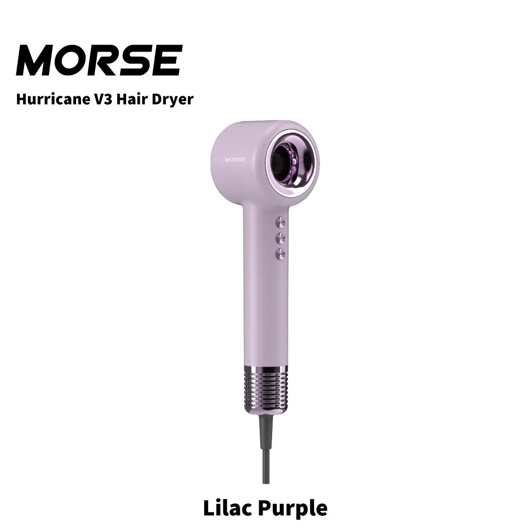 Morse Hurricane V3 Hair Dryer Styling Exclusive Set (Lilac Purple) - Image 7