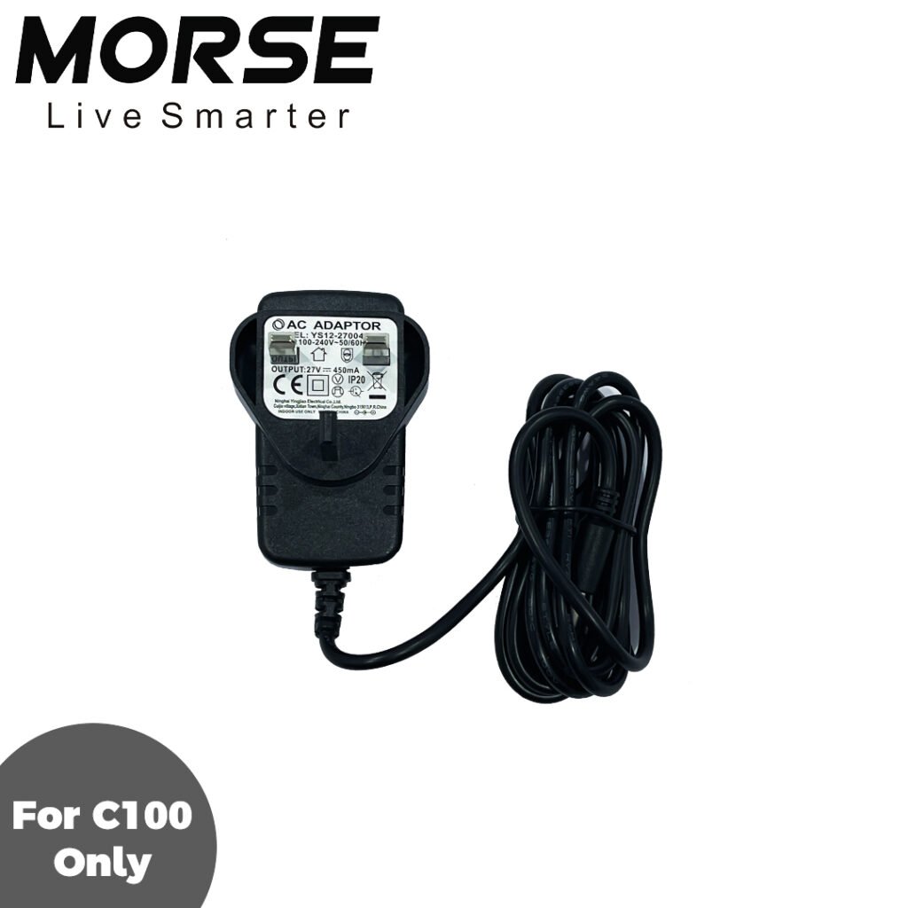 Morse Cyclonic Cordless C100 charger adapter