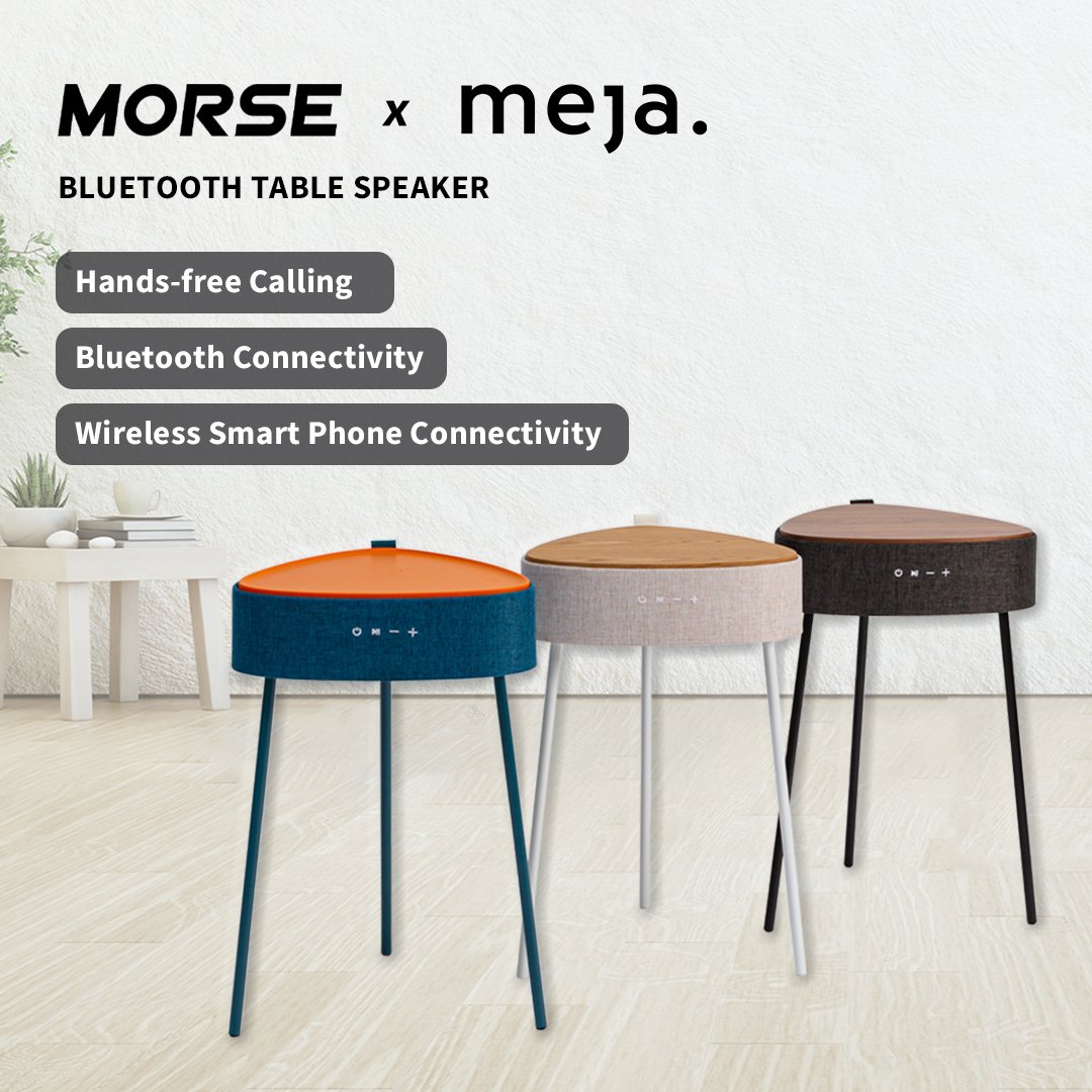 「Morse x meja」 Bluetooth Table Speaker