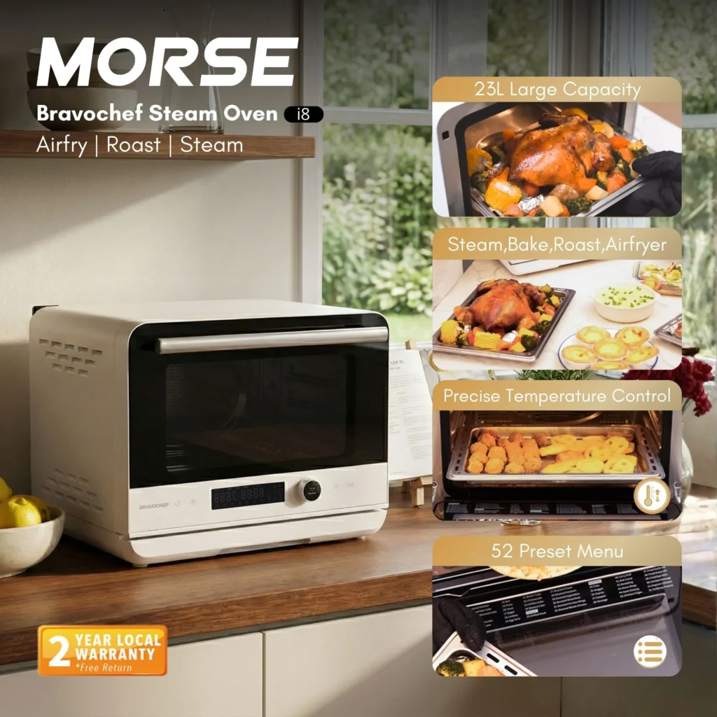 【Pre-order 】Morse Bravochef Steam Oven i8 (23L)