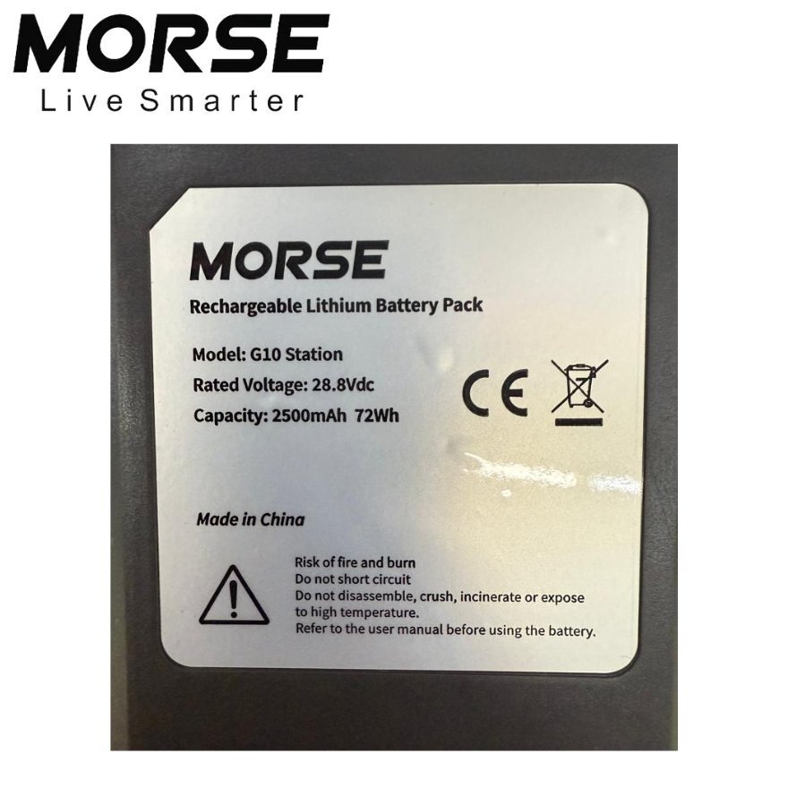 Morse Cordless Vacuum G10 Station Battery - Image 3