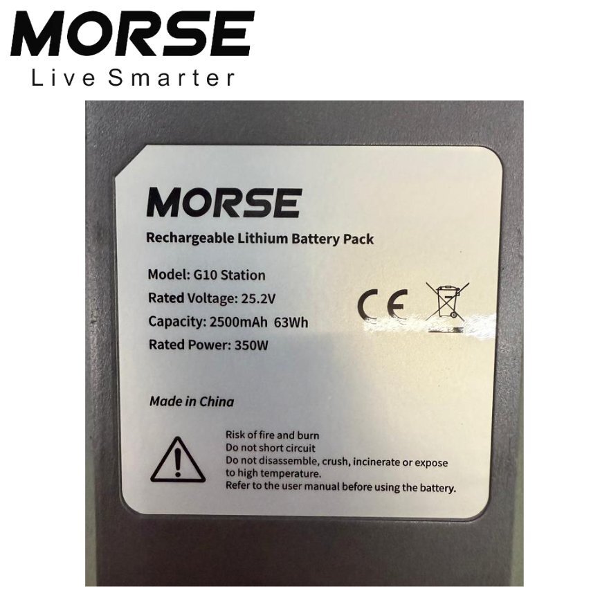 Morse Cordless Vacuum G10 Station Battery - Image 4